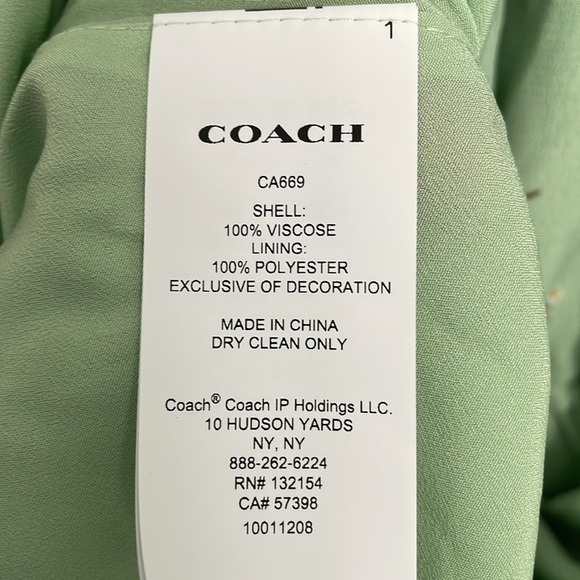 Coach Dress size 4 & 6, new - Picture 10 of 10